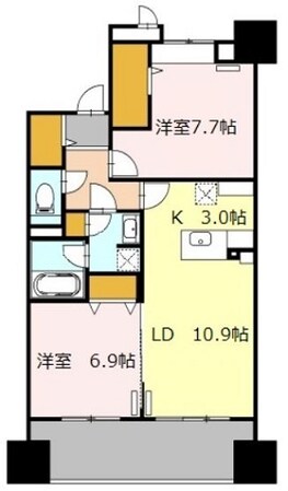 南千住駅 徒歩9分 3階の物件間取画像